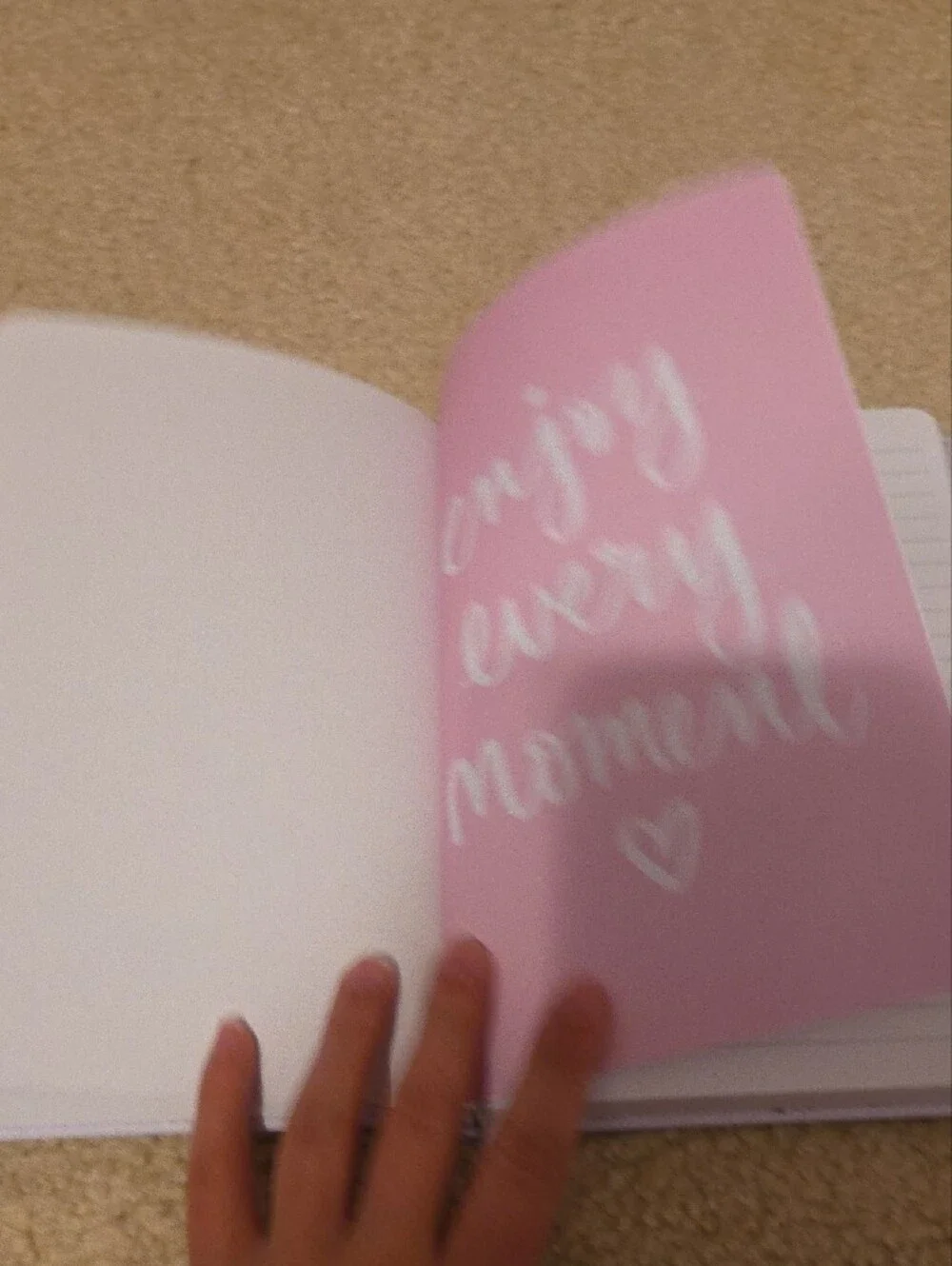 She Is Loved Lavender Journal with Heart Accent